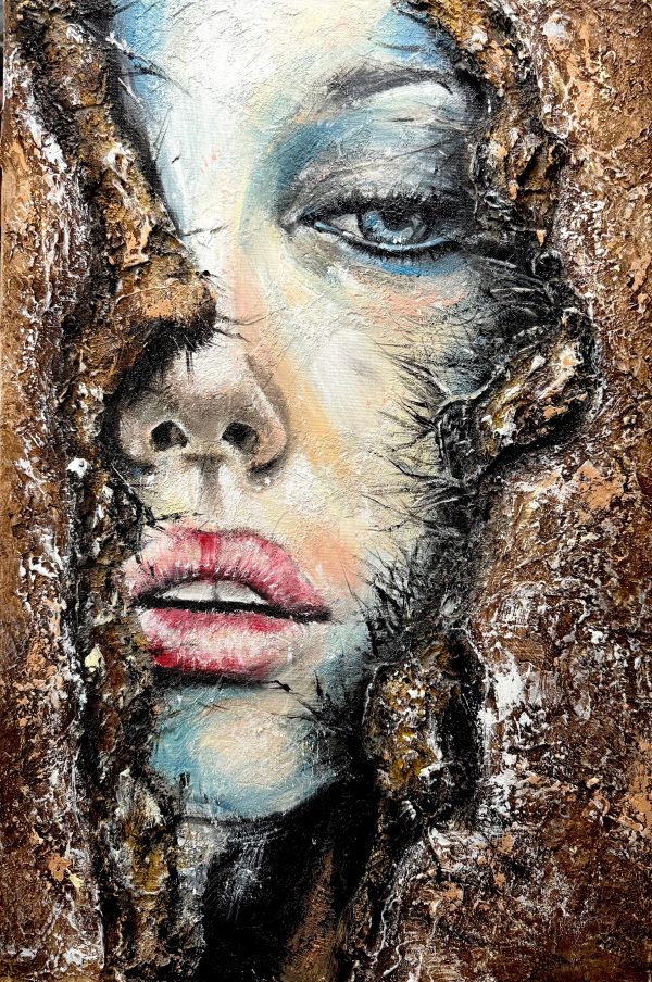 piel y tierra 60x40 tecnica mixta